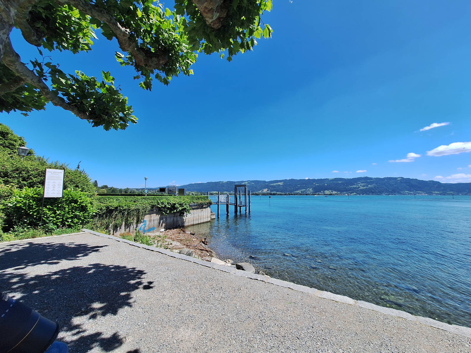 Freie Uferstelle an der Maxkaserne in Lindau am Bodensee